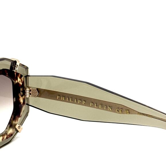 NEW!! PHILIPP PLEIN Sunglasses Plein Supreme Star SPP098V Col.G61G, Authentic - Picture 11 of 13